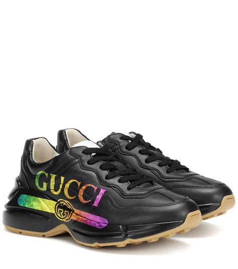 black guccie shoes|Gucci shoes black leather.